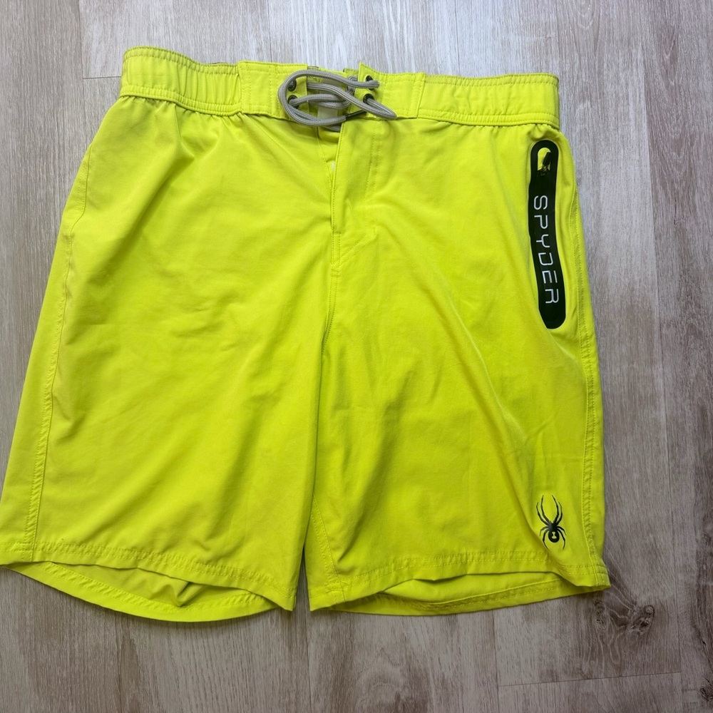 Spyder Men's Bright Yellow Board Shorts